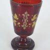 Skleněná rubínová číše - Biedermeier - Image 2