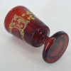 Skleněná rubínová číše - Biedermeier - Image 3