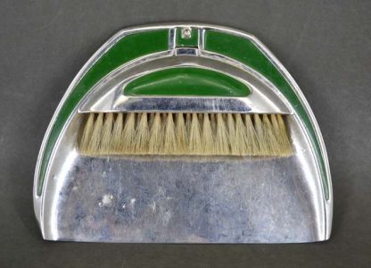 Starožitná lopatka a smetáček na drobky - art deco