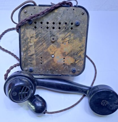 Bakelitový telefon černý- Bílý ciferník - Image 4