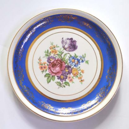 Porcelánový talíř zdobený květinami - Ditmar-Urbach (2)