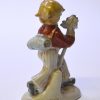 Stará porcelánová soška - Chlapec s kytkou a ranečkem - Image 2