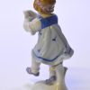 Stará porcelánová soška - Děvčátko s věnečkem na hlavě - Image 3