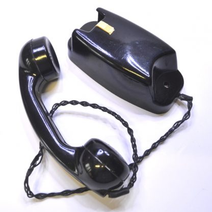 Retro bakelitový telefon - sluchátko na zavěšení na zeď - TESLA - Image 3