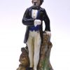 Porcelánová soška / oboustranný motiv / gentleman