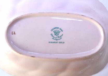 Růžový porcelán - oválná miska - Image 2