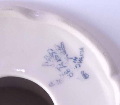 Růžový porcelán - miska na noze - Image 2