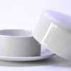 Porcelánová máselnička s víkem / kulatá - Image 2