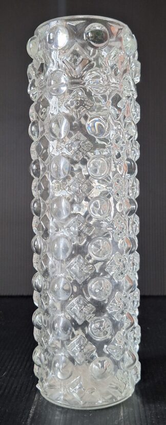 Pánek Pavel - Autorská váza z lisovaného skla (22x7 cm)
