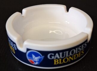 Retro reklamní popelník Velký - Gauloises Blondes (Cigarety)
