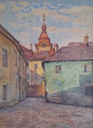 Kostel (46x38cm)