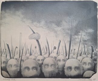 Miroslav Petřic - Hlavy - (40x34cm)