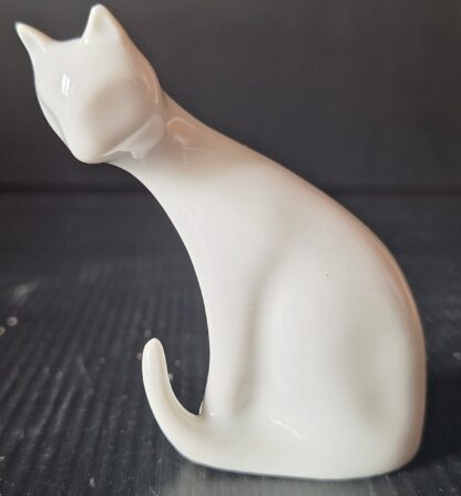 Porcelánová soška - Kočka - Jaroslav Ježek (7x7x3cm)