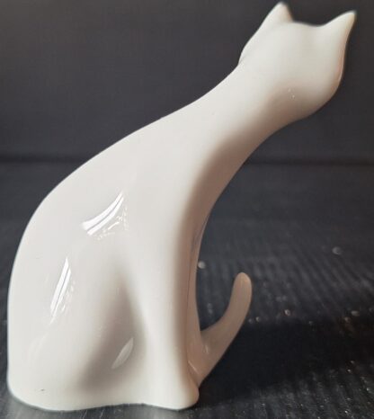Porcelánová soška - Kočka - Jaroslav Ježek (7x7x3cm) - Image 5