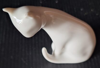 Porcelánová soška - Kočka - Jaroslav Ježek (7x7x3cm) - Image 6