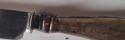 Šest jídelních nožů se stříbrnou rukojetí 19,5 cm délka v původní etui - Image 7