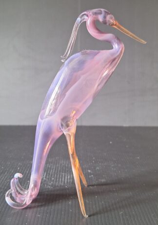 Skleněné figurky - Volavka - Brychta Jaroslav (19 x 10 x 6 cm)