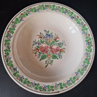 Dekorativní (závěsný) talíř, Arnultovice, Nový Bor, Schellen bei Haida, naprasklý, Ø 24 cm