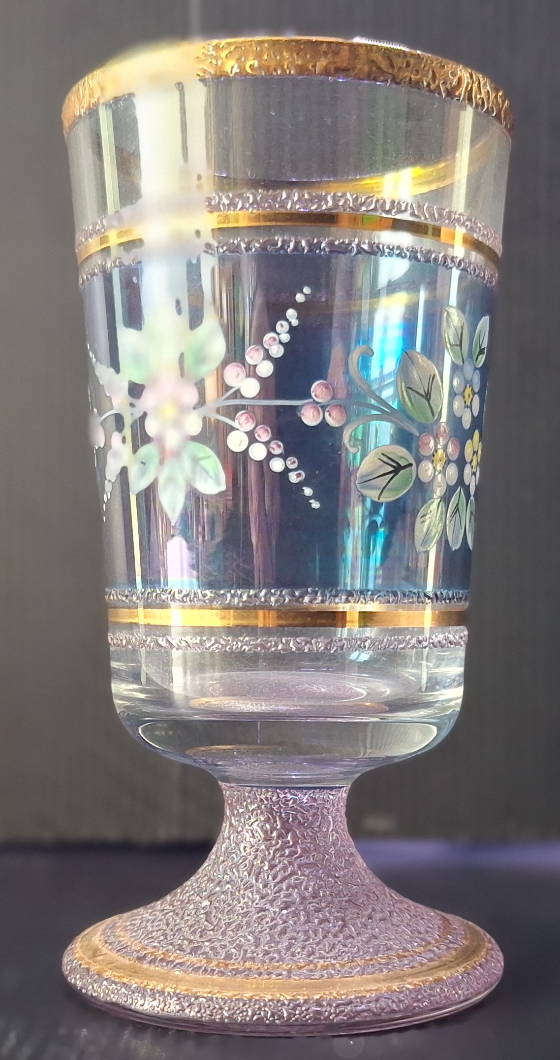 Grogovka květinovou ruční malbou - (V 14 cm x Ø 7,5 cm) - Obrázek 6