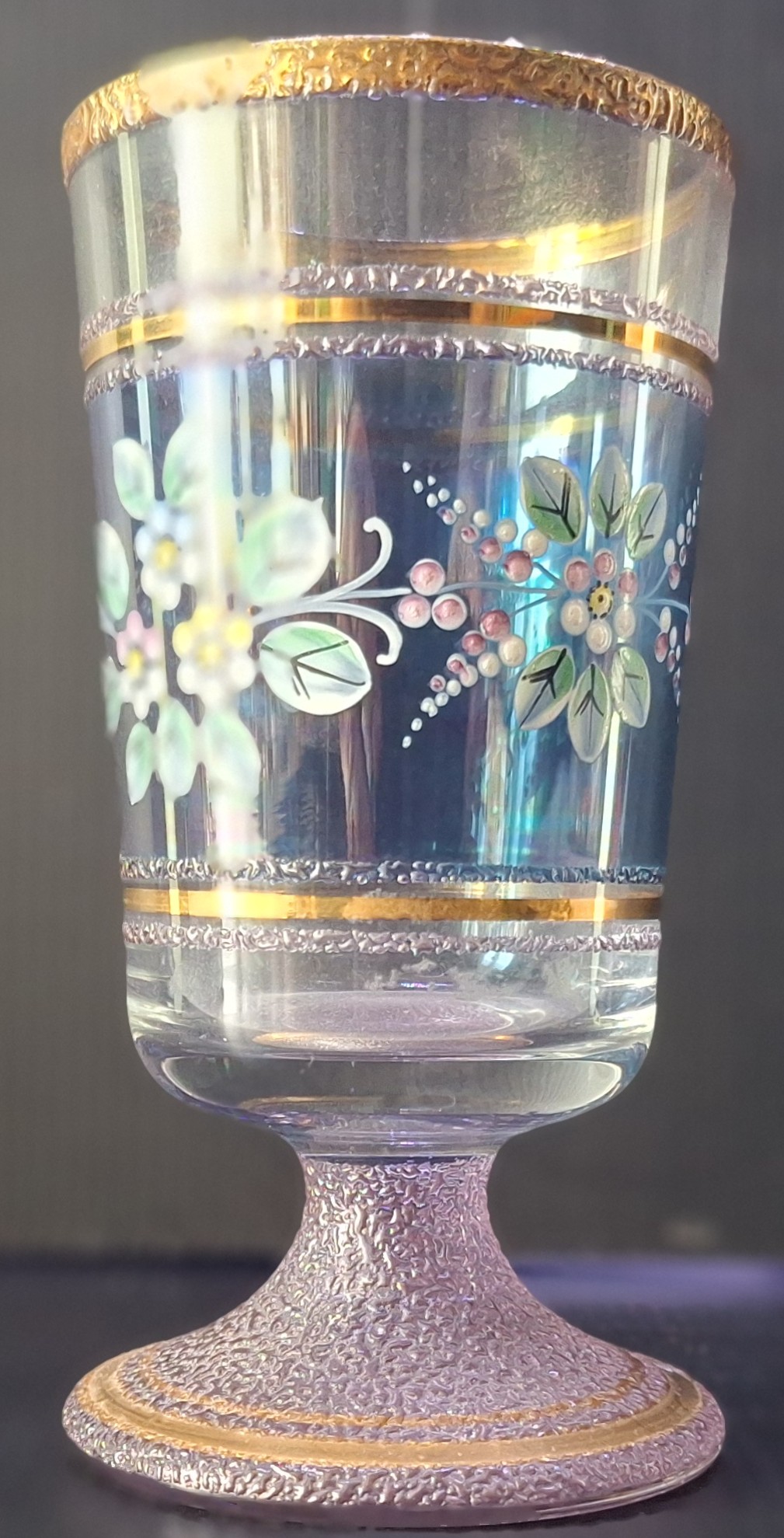 Grogovka květinovou ruční malbou - (V 14 cm x Ø 7,5 cm) - Obrázek 5