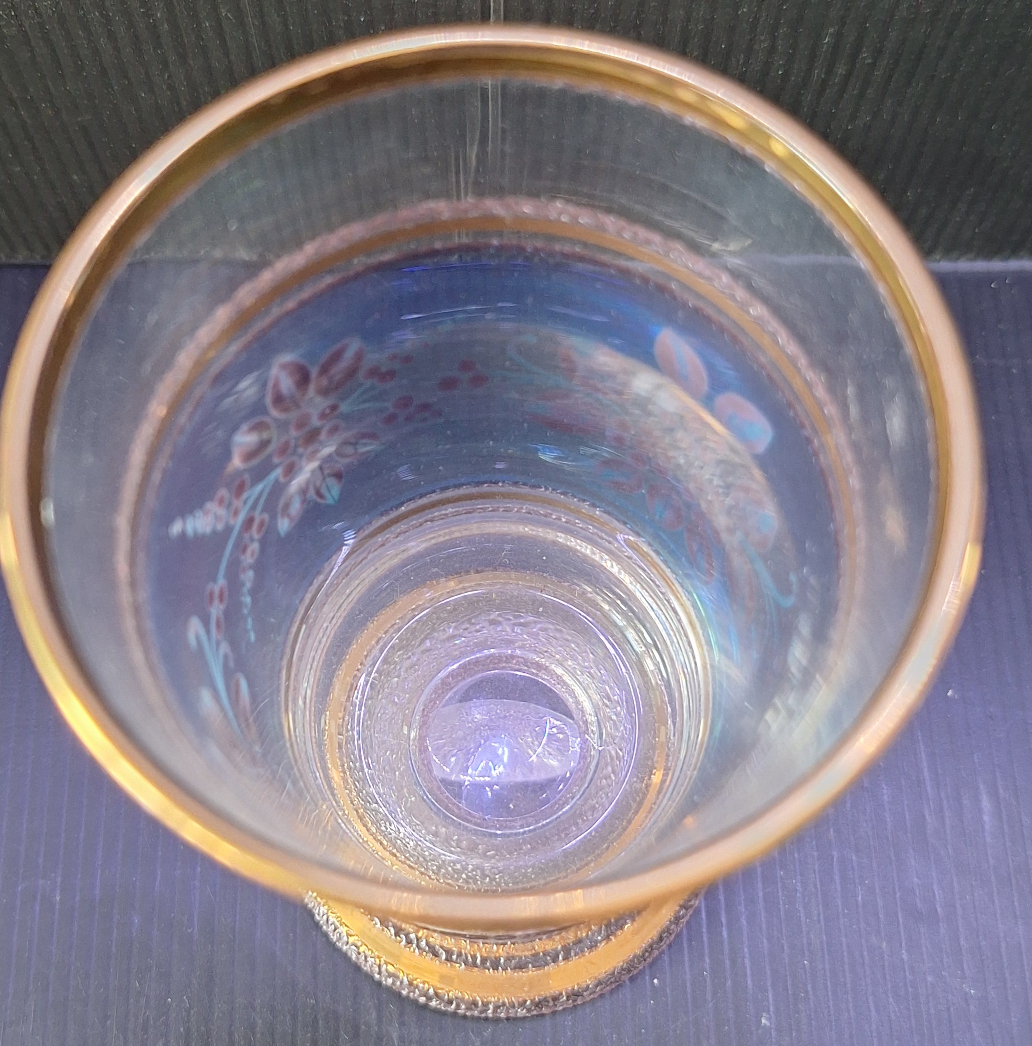 Grogovka květinovou ruční malbou - (V 14 cm x Ø 7,5 cm) - Obrázek 3