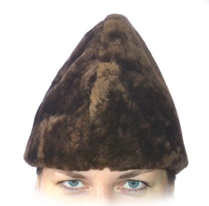 Stará zimní čepice "papacha" z pravé kožešiny