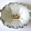 Porcelánová mísa, Biedermeier, zn. Březová (ruční malba)
