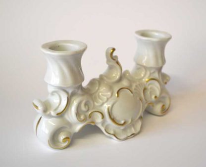 Starý porcelánový svícen nízký - WALLENDORF - Image 2