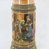 Velký keramický korbel "motiv posezení v hospodě" 0,5l