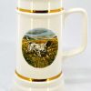 Porcelánový korbel "motiv lovecký pes" 0,5l