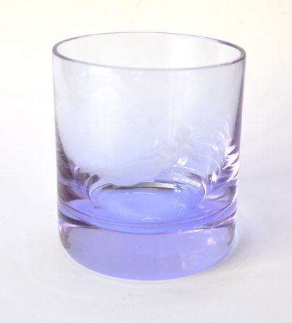 Sklenice na whisky s rytinou ženského aktu / Moser / barva alexandrit - 4